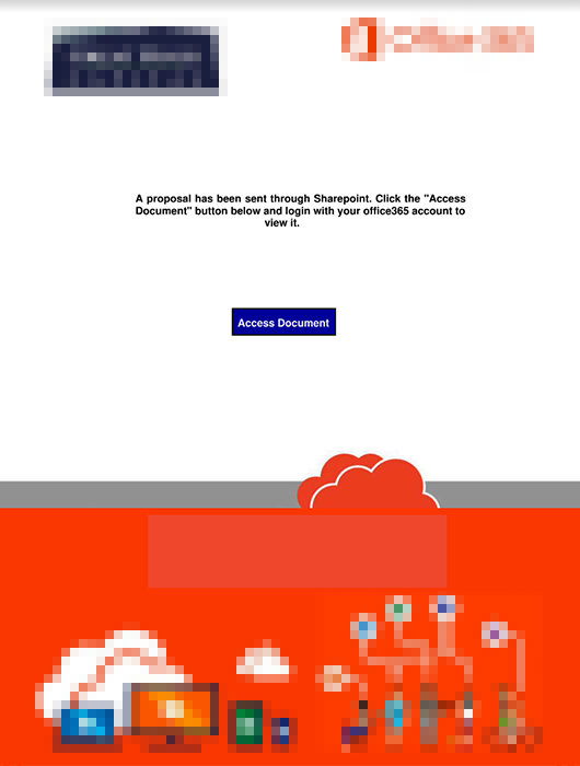 Screenshot of a phishing PDF