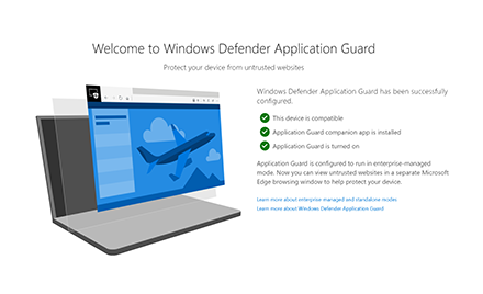 Welcome to the Windows Defender Applications Extension.