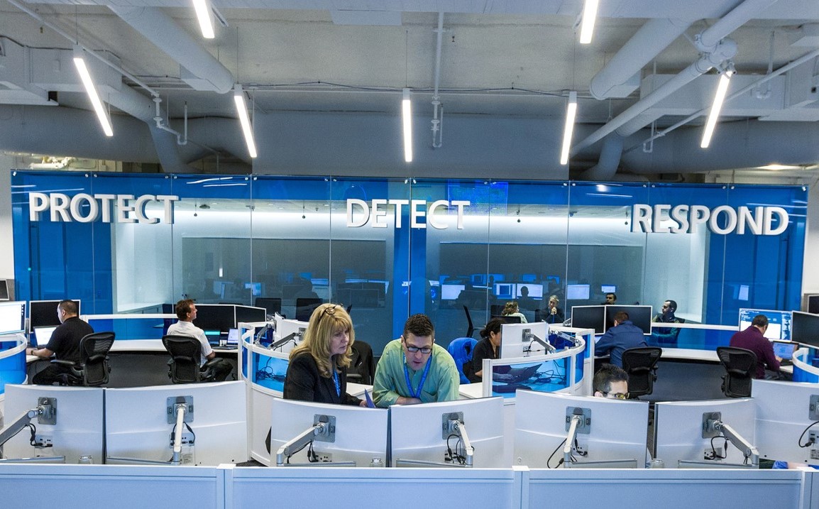 Microsoft Cyber Defense Operations Center.