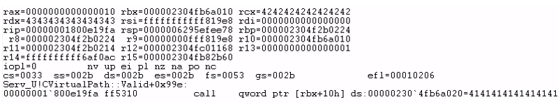 Screenshot of code showing machine context