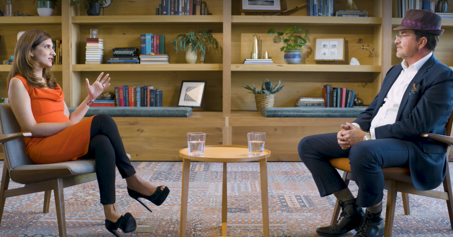 Vasu Jakkal, Corporate Vice President of Microsoft Security, Compliance & Identity, speaking with Phil Montgomery, General Manager for Security Product Marketing GTM, at the 2021 Gartner Security and Risk Summit.