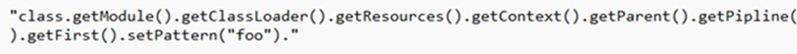 Screenshot of Java codes of an actual exploit.