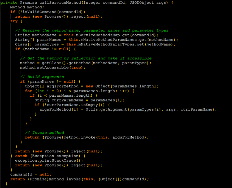 Service::callServiceMethod