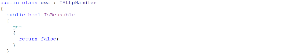 IIS handler skeleton