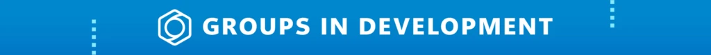 Subsection header with Storm icon and the text &ldquo;Groups in development.&rdquo; 