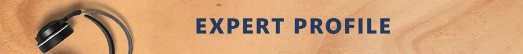 Section header with the text &ldquo;Expert profile&rdquo; 