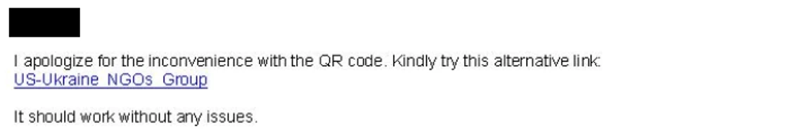 A black text on a white background