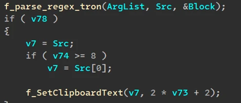A computer screen shot of a black background with white text