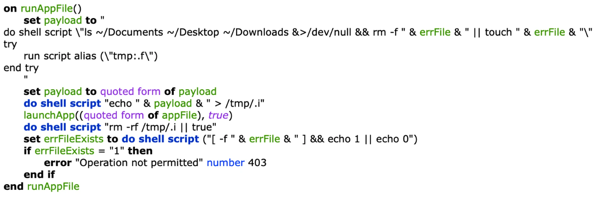 A screenshot of a computer code