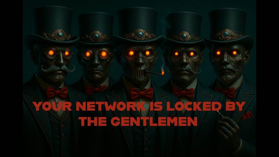 Gentlemen ransomware’s wallpaper