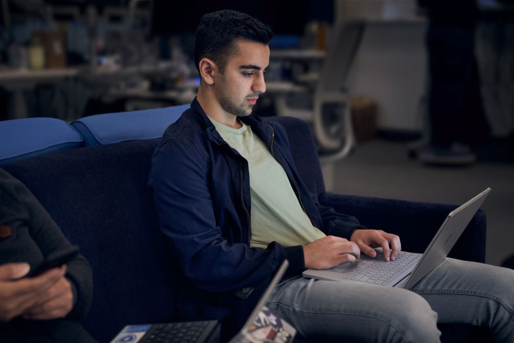 Man on laptop