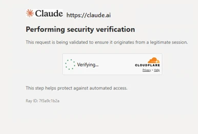 Screenshot of CAPTCHA used in Claude-themed phishing campaign