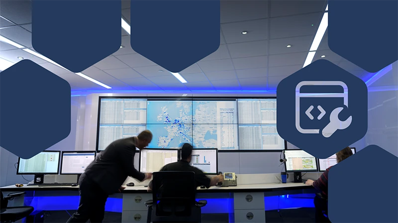 Photo of a response center