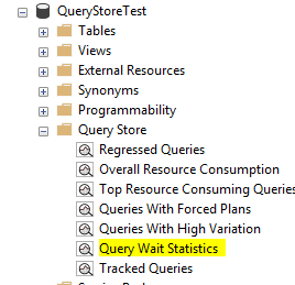Query Wait Statistics Report.