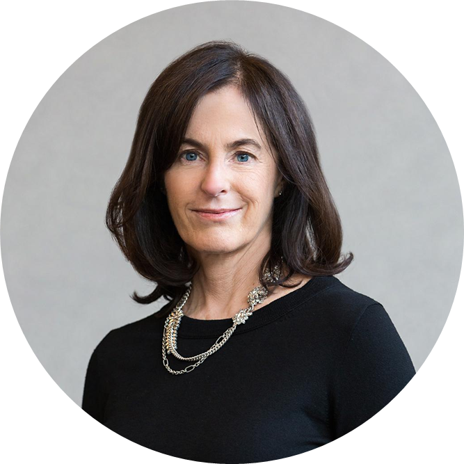 headshot of women in black shirt