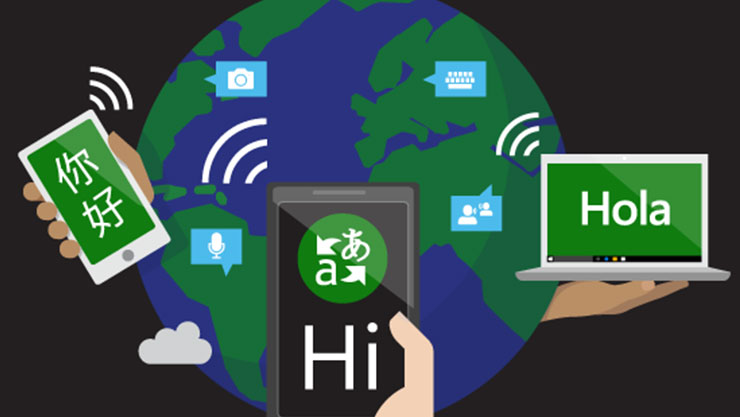 En illustrasjon av forskjellige phrasebook kategorier