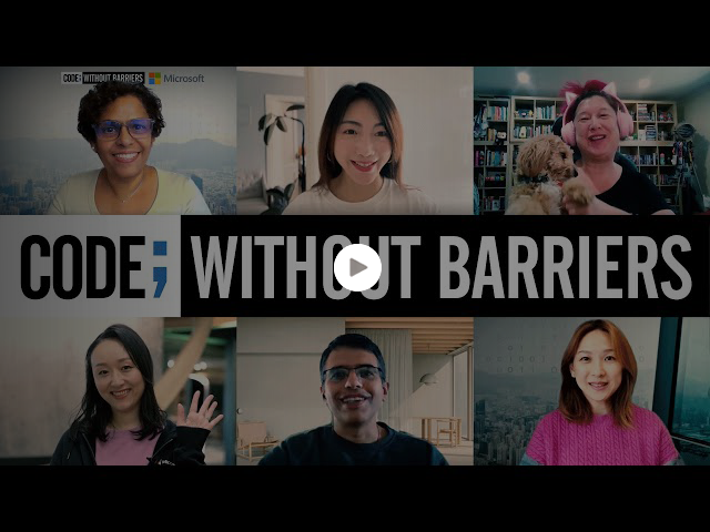 女性のためのAIスキルアッププログラム「code; without barriers」を日本で紹介するAI動画