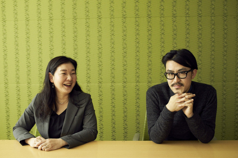 オートデスク株式会社 中村翼氏（右）と同社マネージャ 渡辺 朋代氏