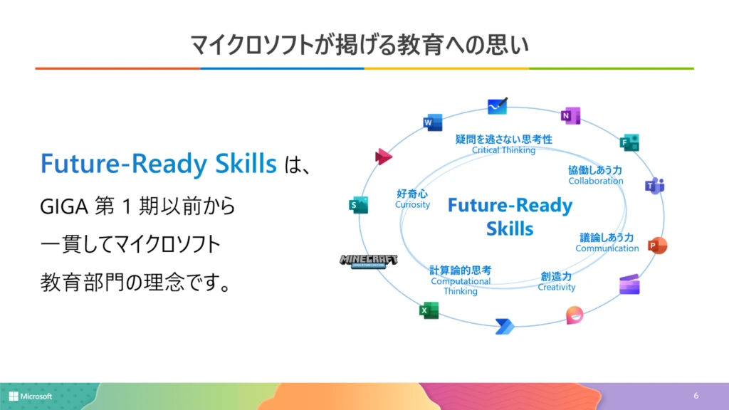 Microsoft が掲げる教育への思い