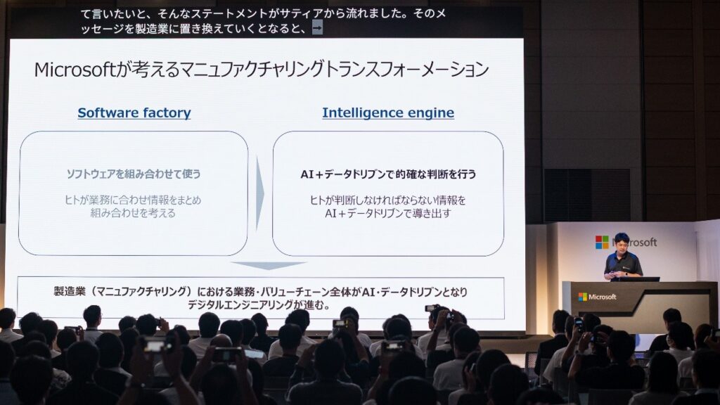 Microsoft が考えるマニュファクチャリング トランスフォーメーション