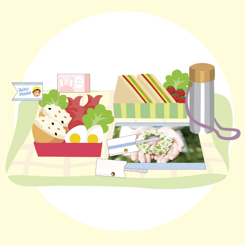 ランチ グッズ (ピクニック) 画面スライド-1