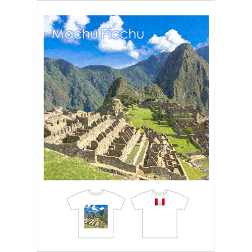 オリジナルTシャツ (アイロン プリント・世界遺産) 画面スライド-2