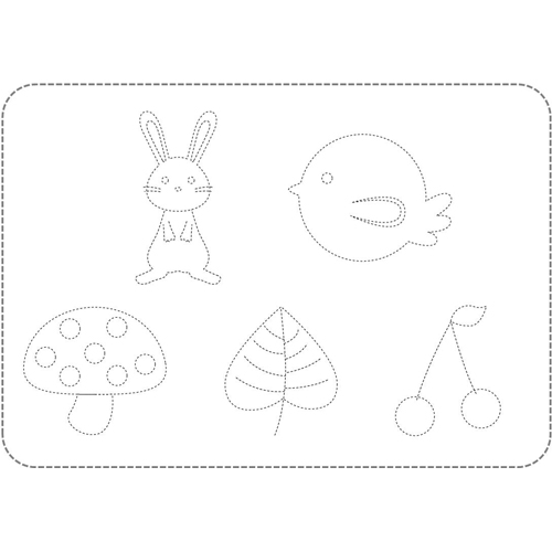 ぬりえ (なぞり絵) 画像スライド-1