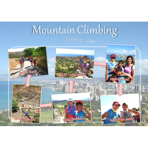 フォト スクラップ (お出かけ・旅行) 画像スライド-1