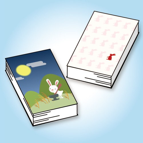 ブックカバー (お月見) 画像スライド-1