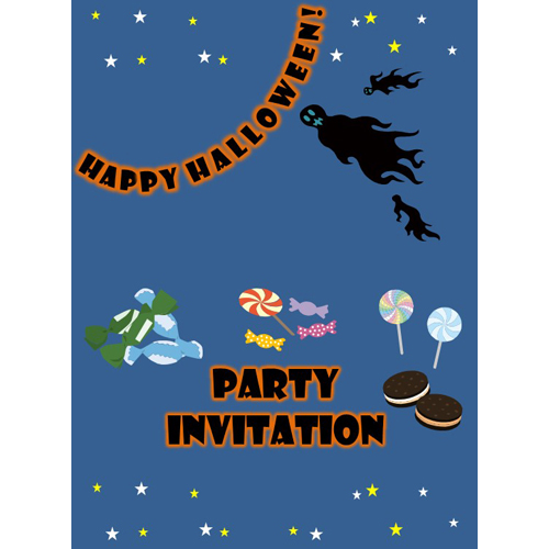 招待状 (しょうたいじょう) (ハロウィン パーティ) 画像スライド-2