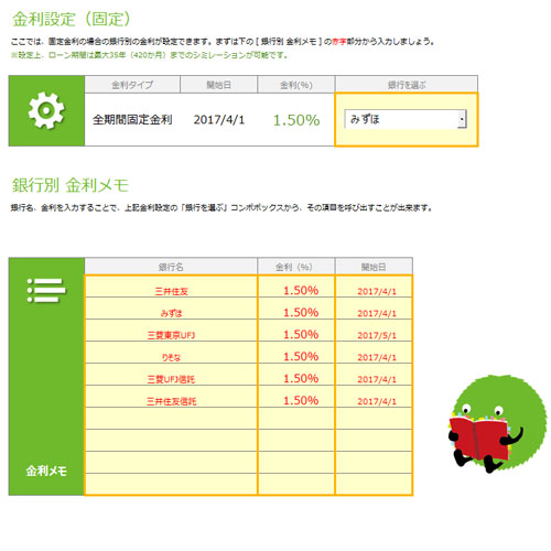 ベストが分かる! SUUMO 式 住宅ローン比較テンプレート 画像スライド-3