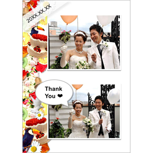 フォト スクラップ (ウエディング・ポップ) 画像スライド-4