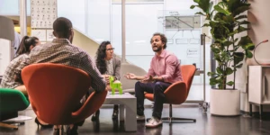 people talking